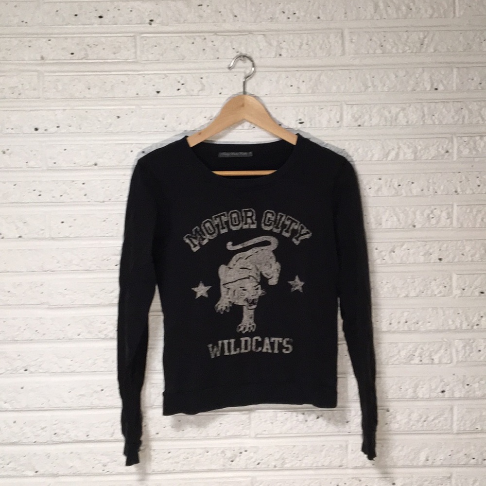 Light Sweater with fun Motor City Wildcats motif